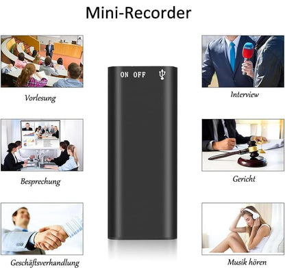 🎙️🔥 Mini Voice Recorder – Smart Sound Capture, Compact & Easy to Use, Long Battery Life 🔋