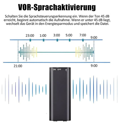 🎙️🔥 Mini Voice Recorder – Smart Sound Capture, Compact & Easy to Use, Long Battery Life 🔋