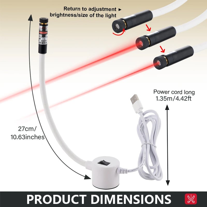 🔥 LAST DAY 49% OFF-Magnetic Positioning Quilting Laser Light for Sewing Machine