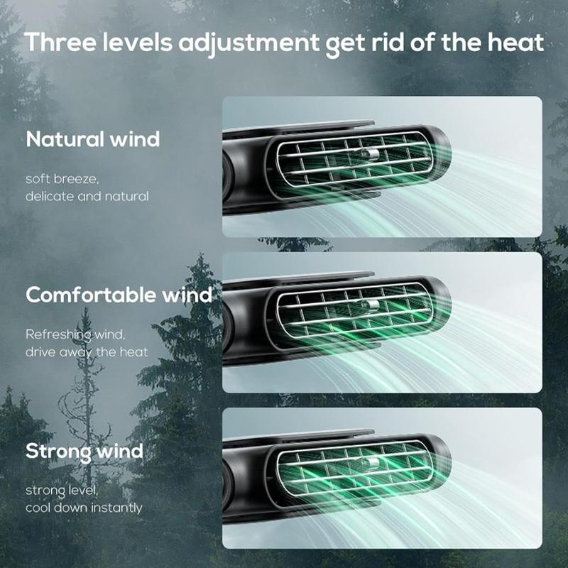 Car Interior Rear Pillow Car Fan